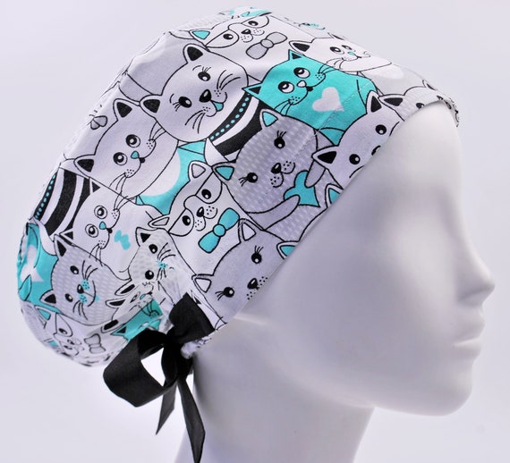 HeadwearUniverse Scrub Cap, Scrub Hats, Surgery Caps, Cat Surgical Hat