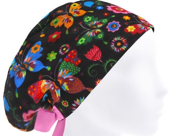 Surgical Cap, Scrub Caps, Scrub Hats, Surgery Caps, Butterfly