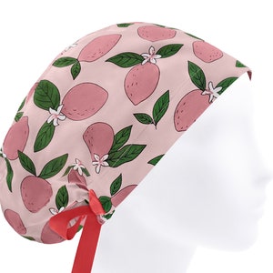 Scrub hat, scrub cap, surgery caps, lemon surgical hats