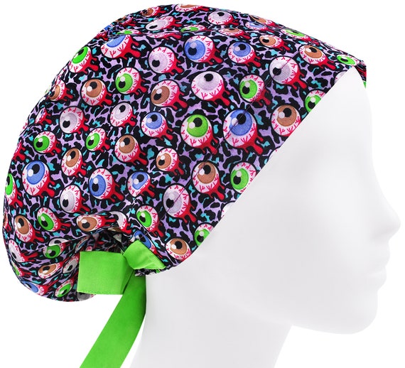 Eyes Nurse Cap Scrub Caps Surgical Cap 