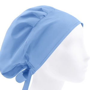 Surgical cap women, scrub hats, surgery caps, nurse hat, solid blue
