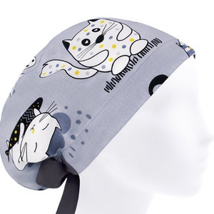 Gorro quirúrgico, gorros quirúrgicos, gorros quirúrgicos, gorro quirúrgico de gato