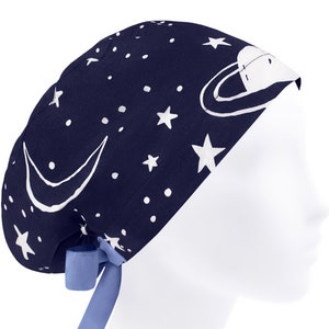 Scrub caps for women, scrub hats, surgical cap women, space or hat