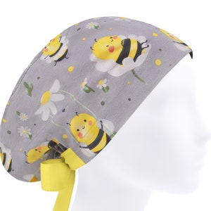 Scrub hat, scrub cap, surgery caps, surgical hats bee