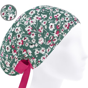 Scrub caps, surgical scrub hat, surgery caps women, floral scrub hats, nurse cap flowers