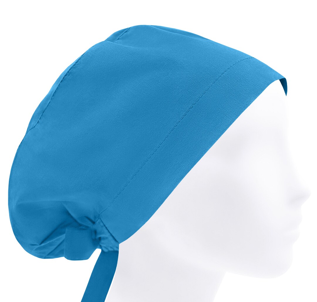 Scrub Cap, Scrub Hat, Surgery Caps, Surgical Hats, Solid Turquoise Hat ...