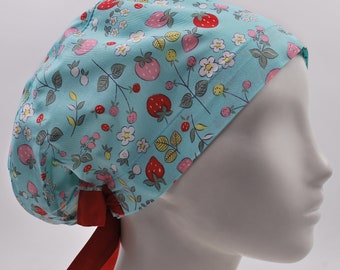 Strawberry Scrub Hat - Etsy