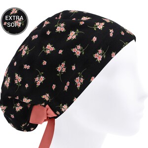 Scrub caps, scrub hat, surgery cap, surgical hats floral