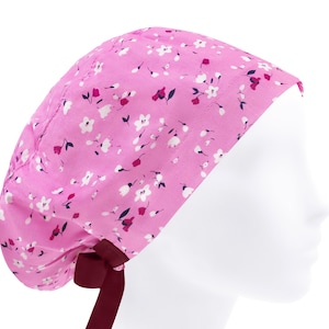 Scrub caps, scrub hat, surgery cap, surgical hats floral