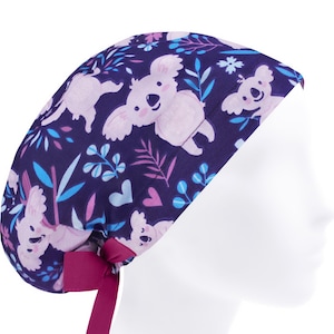 Scrub hat, scrub cap, scrub caps for women, koala scrub hats