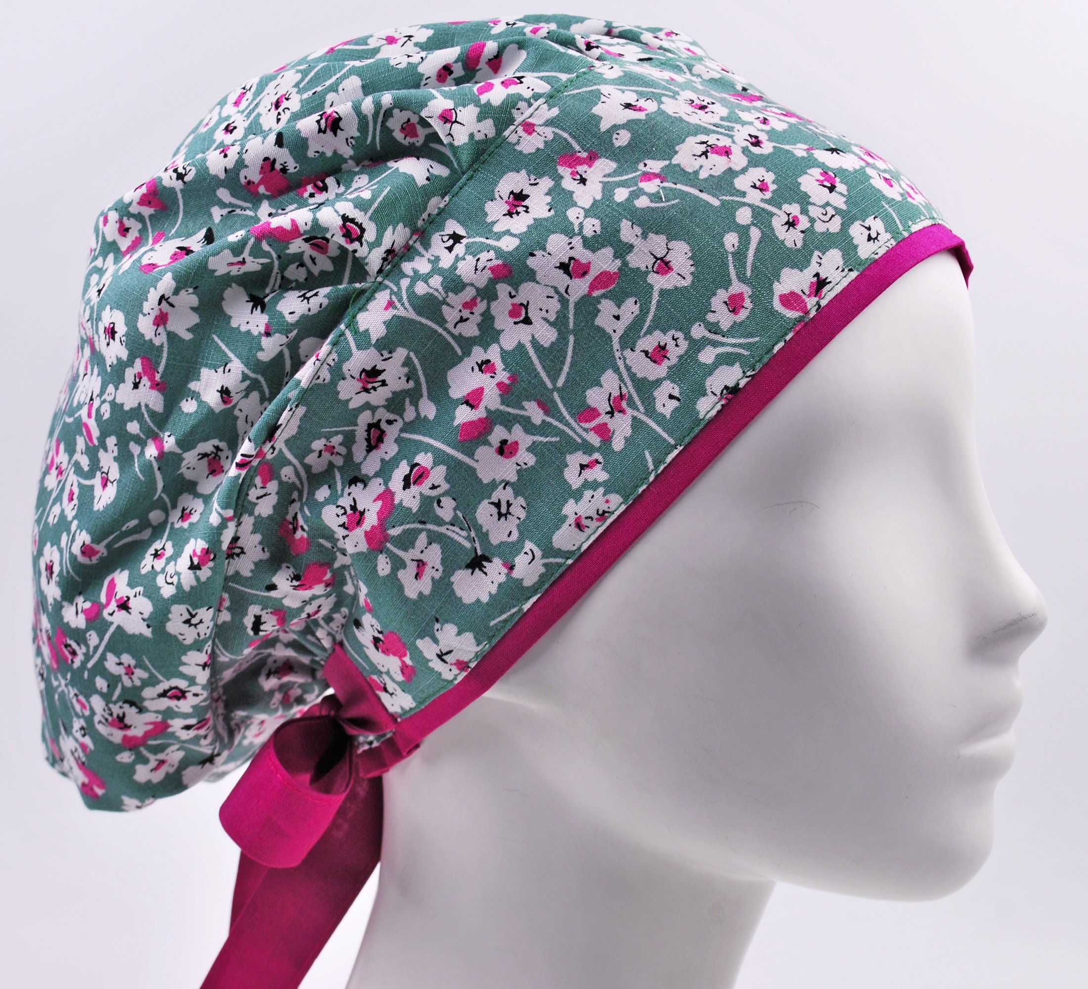 Women Scrub Hats Surgery Caps Nurse Hat 