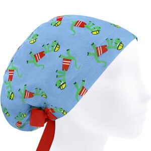 Scrub cap, surgical scrub hat, surgery caps, dino scrub hats