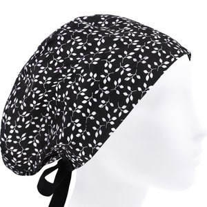 Surgical cap, scrub caps, scrub hats for women, leaves nurse hat