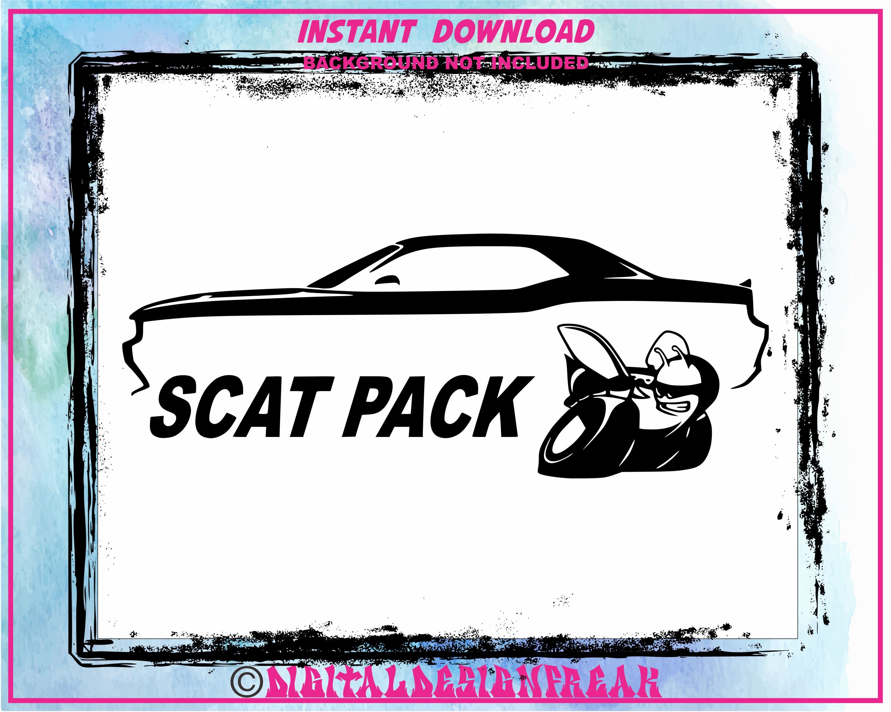 Download Scat Pack Cut Files EPS SVG PNG Vector | Etsy