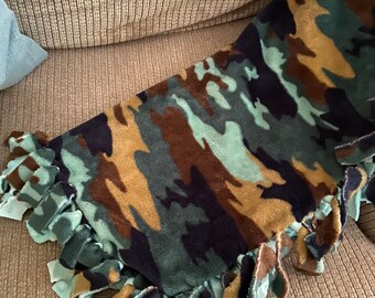 camo dog blanket