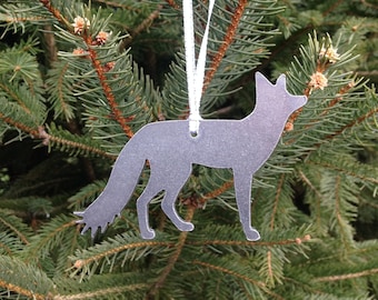 Sitting Fox Glass Mosaic - Etsy