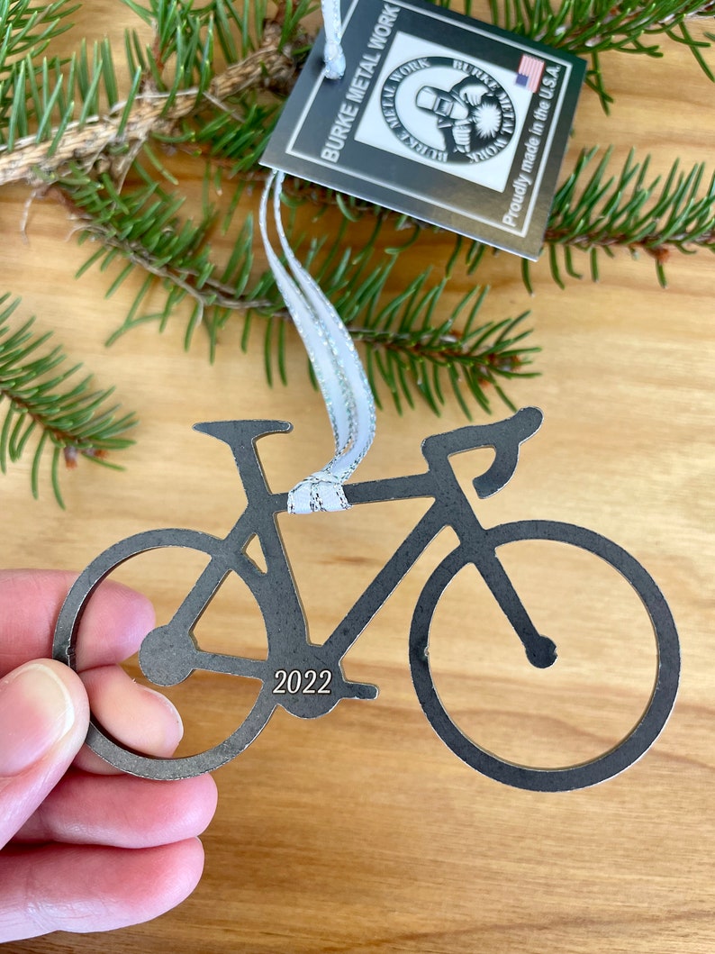 Bicycle Ornament Cycling Road Bike Personalized Gift - Etsy