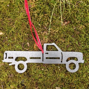 Pickup Truck Metal Ornament Christmas