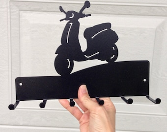 Scooter Key Holder, Personalized Key Hooks, Perfect For Vespa Owners