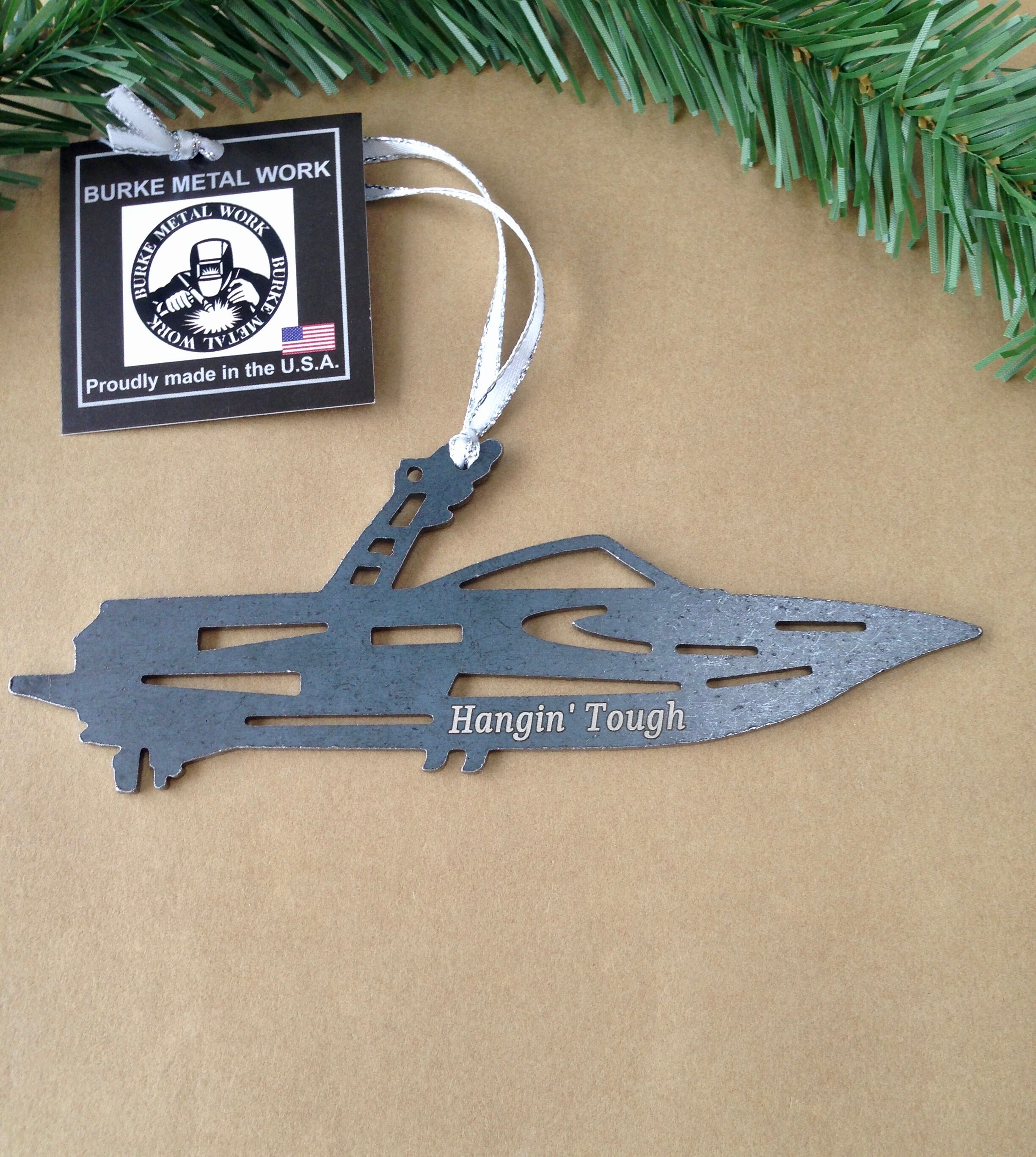 Custom Christmas Ornament Personal Watercraft Jet Ski Metal Ornament Personalized Gift