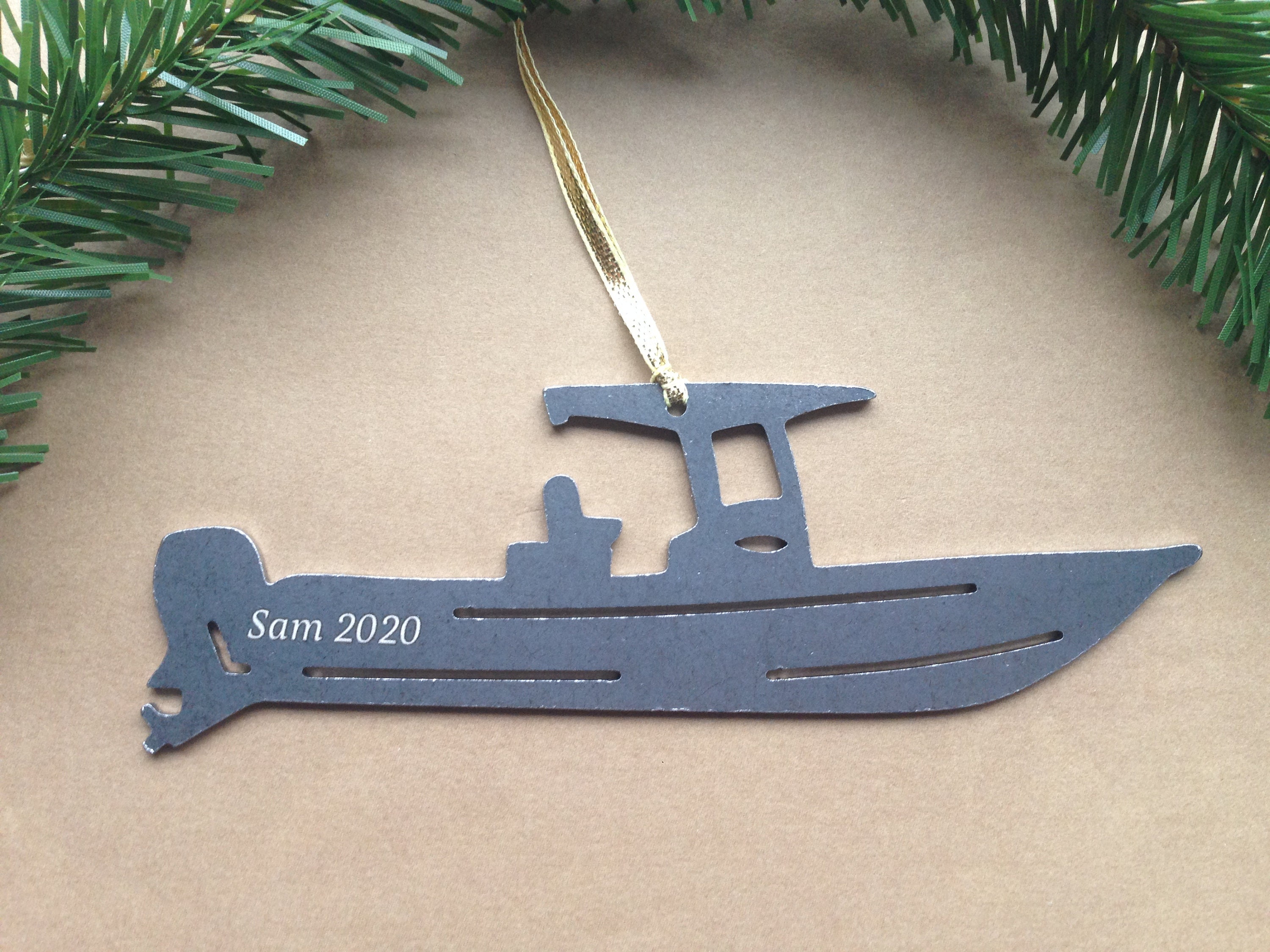 Boat Center Console Metal Ornament Etsy