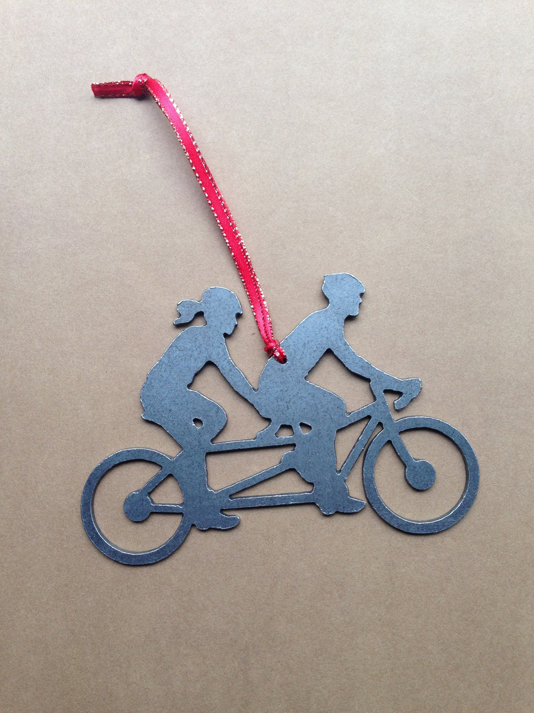 Tandem Bike Ornament Etsy