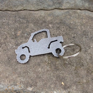 UTV keychain, 2 seater sport utility, side by side, SXS, Sand Dune Lover, backpack charm, zipper pull, Personalized Gift