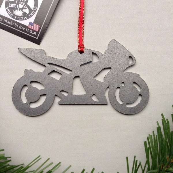 Motorcycle Ornament Etsy
