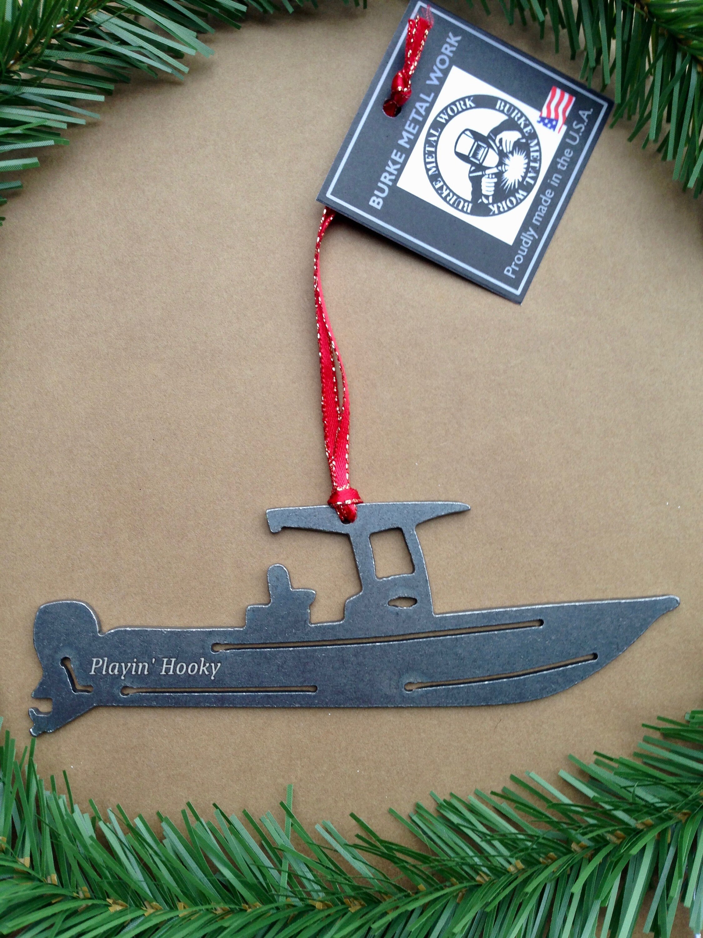 Boat Center Console Metal Ornament Etsy