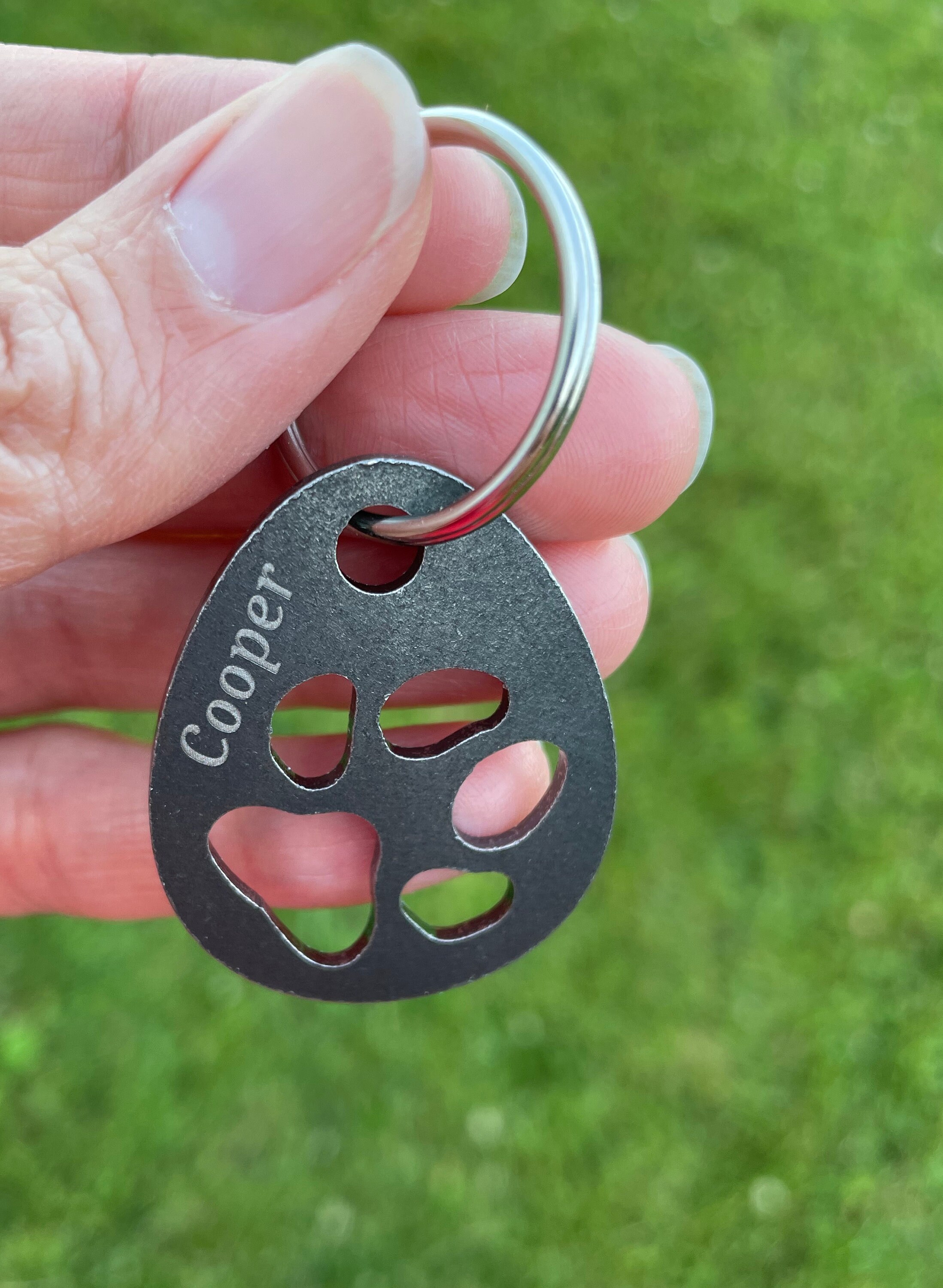 Paw Print Keychain Pet Keychain Backpack Tag Zipper Pull Etsy