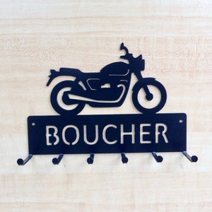 Triumph Motorcycle Key Holder, Personalized Key Hooks