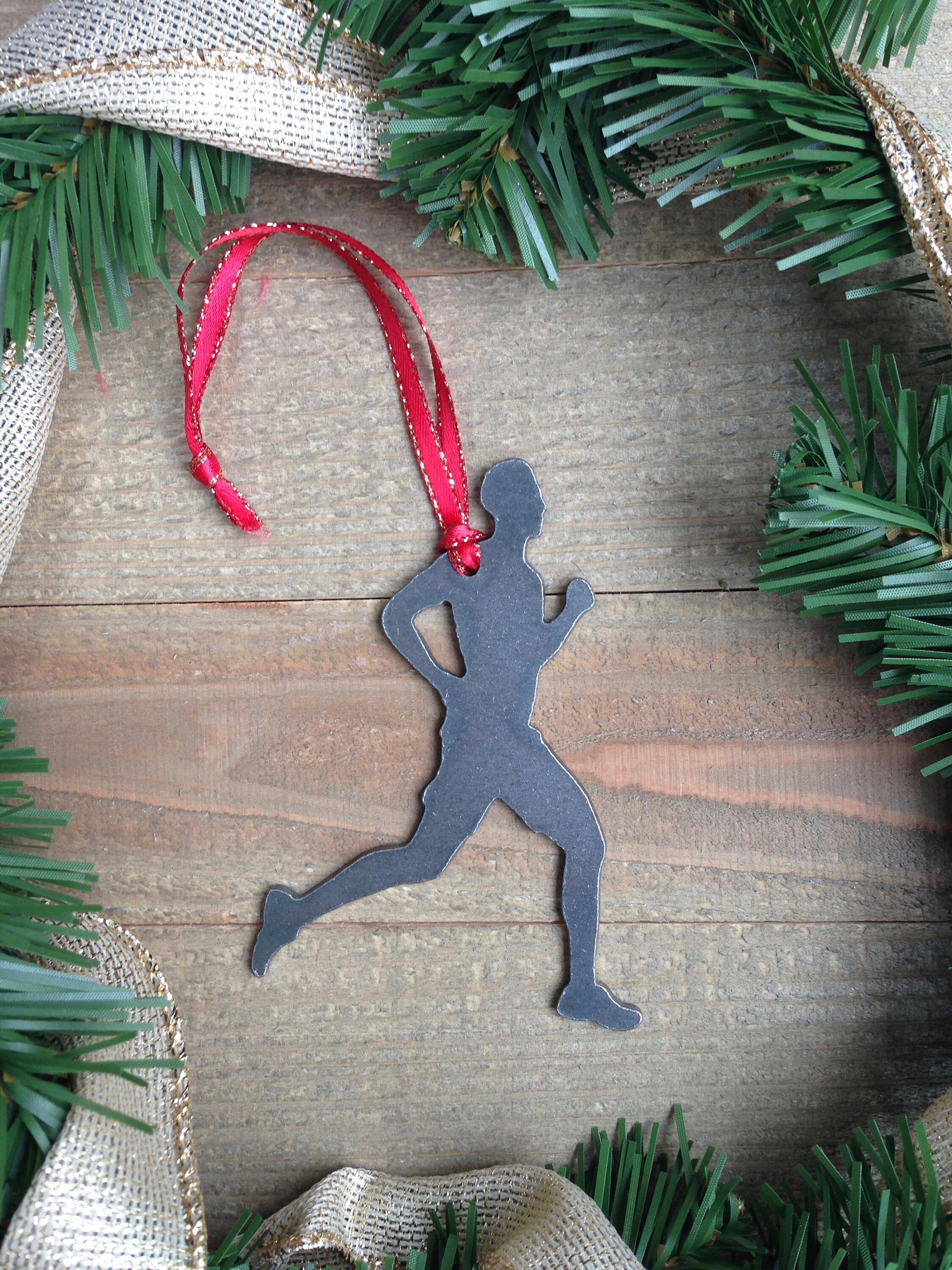 Runner Metal Ornament track running