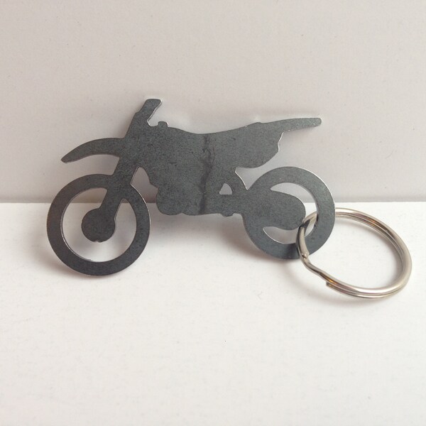 Dirt Bike Keychain Etsy