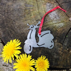 Scooter Ornament, Metal Christmas Ornament, Personalized Gift