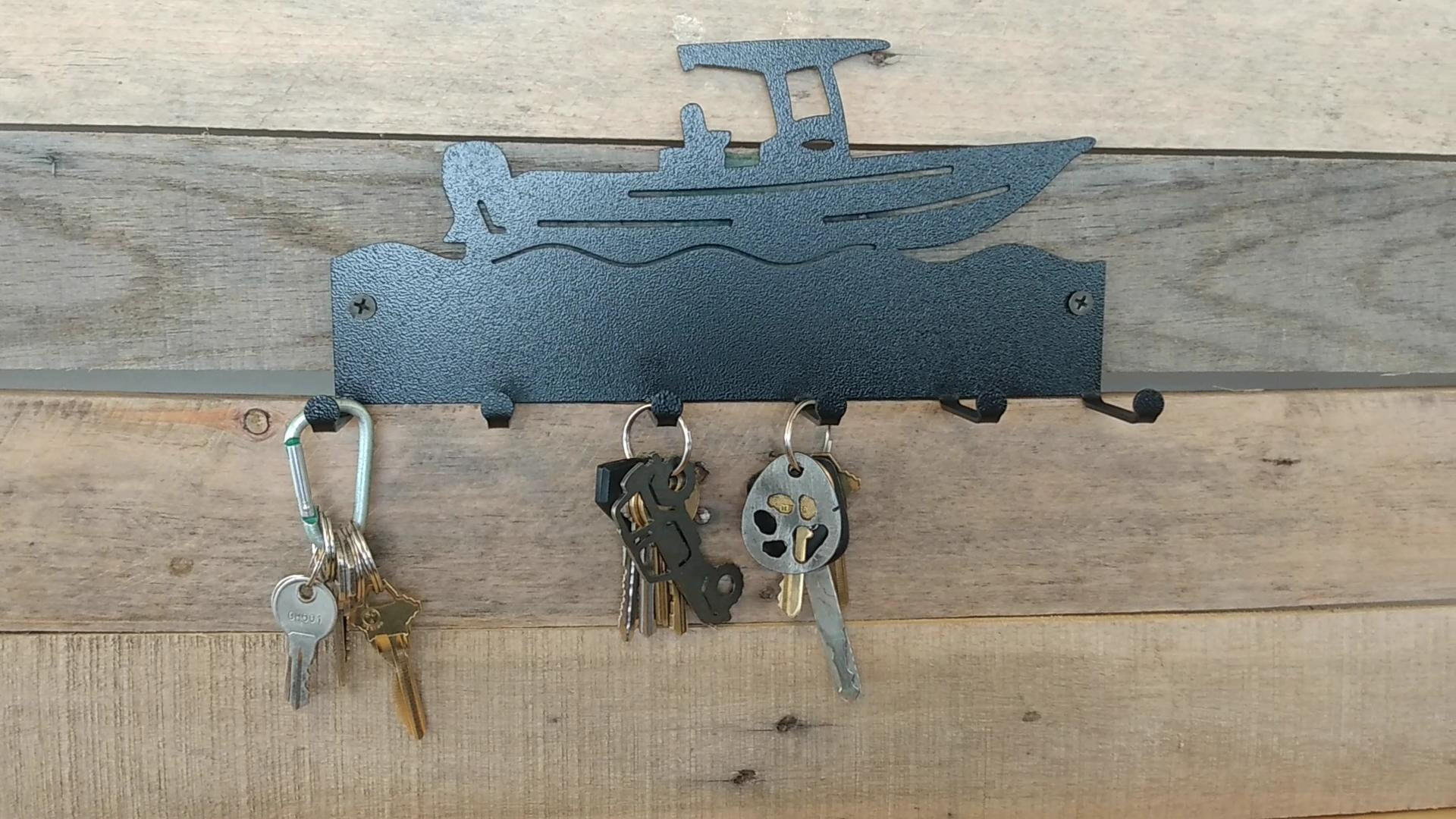 Center Console Boat Key Holder Etsy
