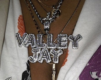 Rapper Name Necklace - Etsy