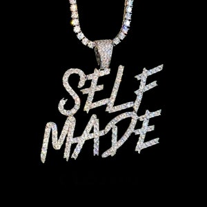 Collana con ciondolo personalizzato con scritta Icy Tennis Chain, collana con targhetta personalizzata con diamanti CZ, collana con lettere personalizzate, collana con nome per lei