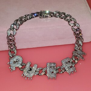 Hot Trendy Prom Jewelry, Custom Letters Choker, Name Necklace, Custom Necklace, Personalized Jewelry for Women, Personalised Gifts for Her