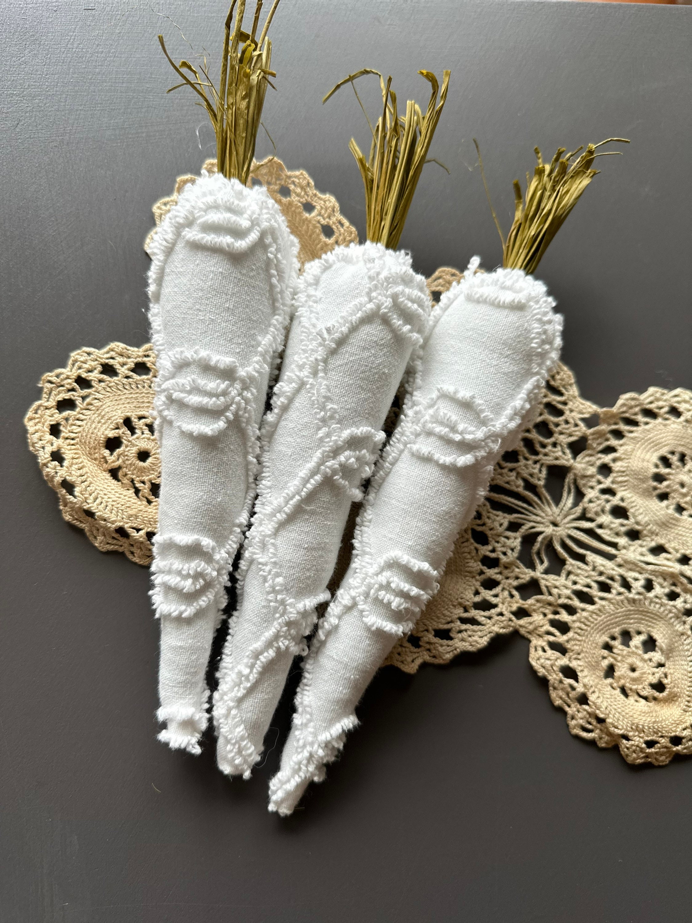 Farmhouse Style Fabric Carrots Farmhouse Style Fabric Carrots