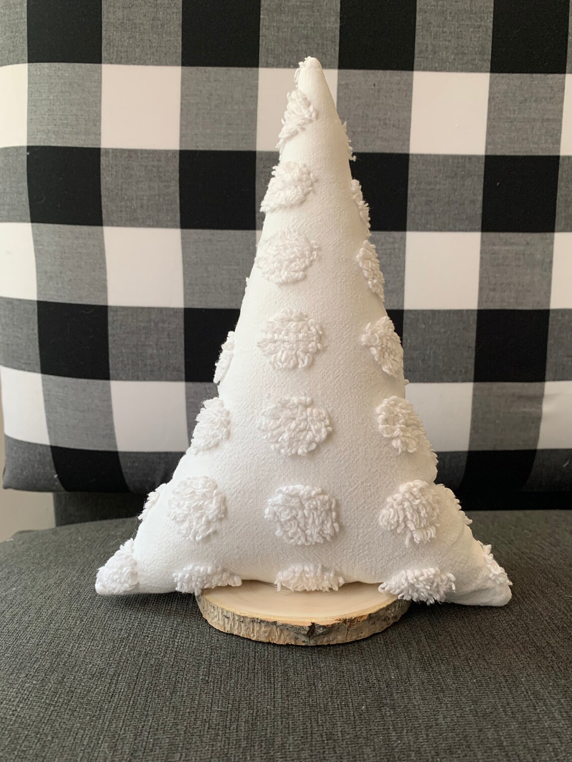 Vintage Chenille Christmas Tree Christmas Tree Decor Buffalo Etsy