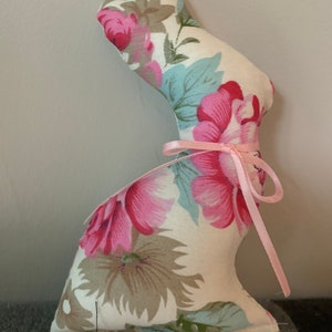 Farmhouse style fabric bunnies, pink bunny rabbit, easter decor, farmhouse decor, shabby chic easter decor, vintage fabric bunny,