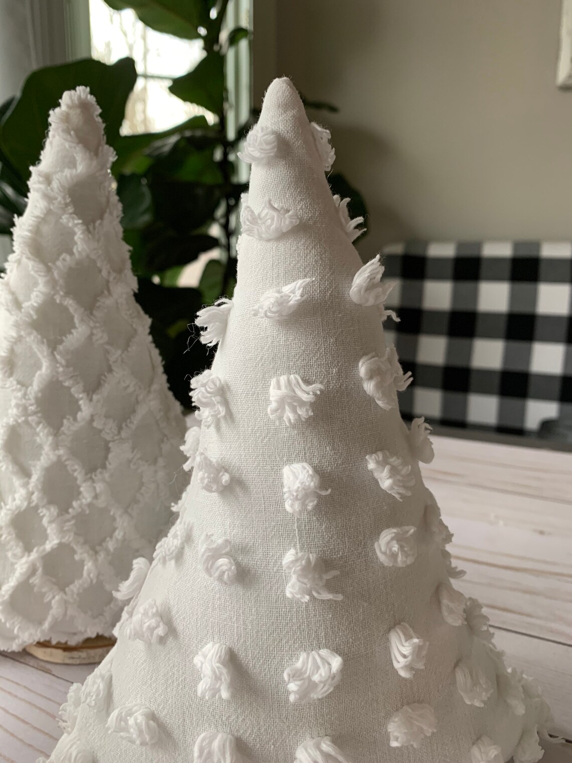 3 Vintage Chenille Christmas Tree Christmas Tree Decor Etsy