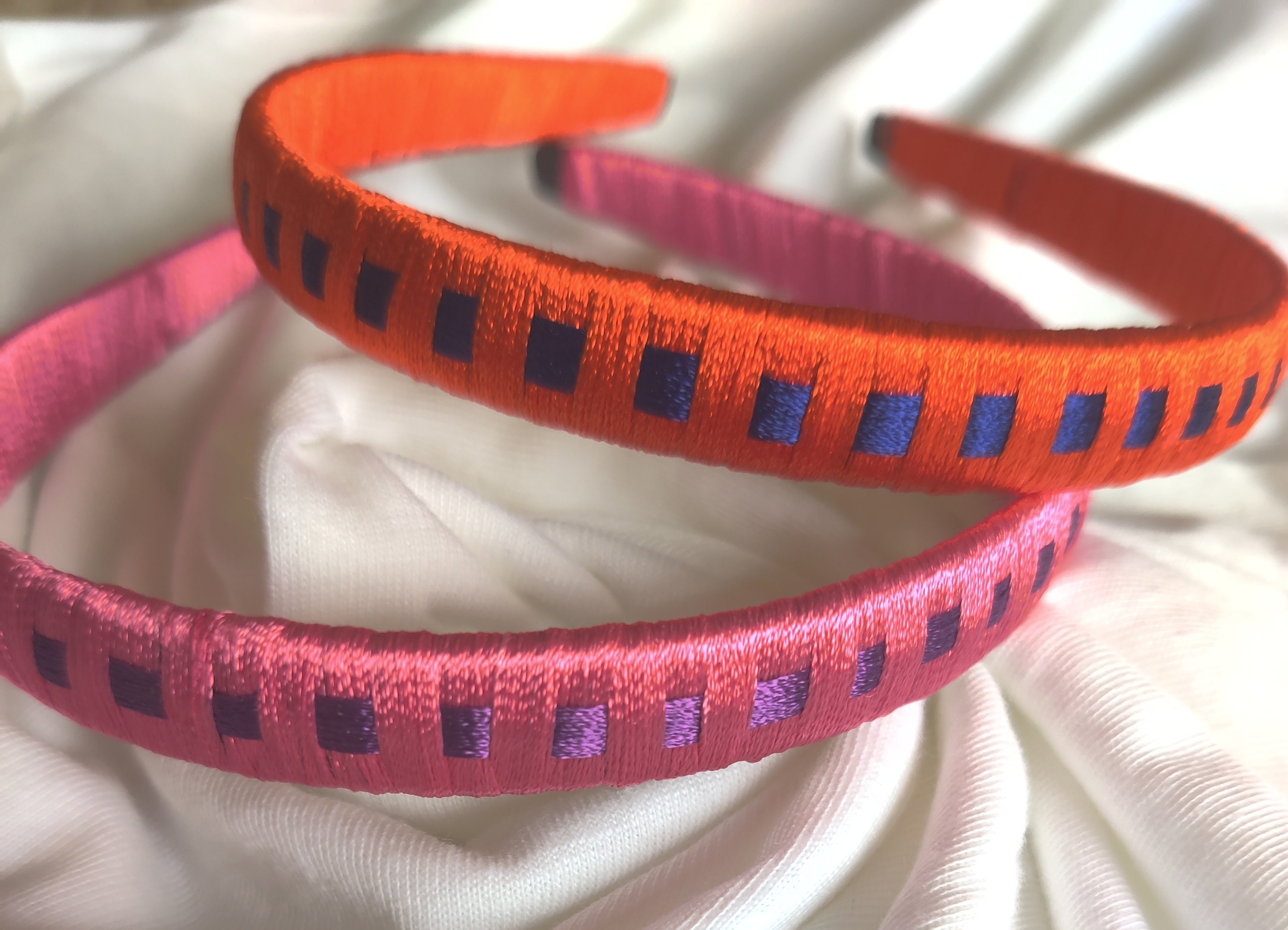 Silk Thread Hairband - Etsy Silk Thread Hairband - Etsy