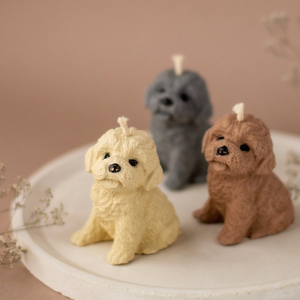 Dog Candle Etsy
