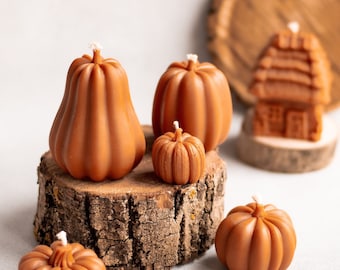 Pumpkin Candles / Fall Decor Candle / Halloween Decor / Thanksgiving Decor / Halloween Pumpkin / Fall Home Decor / Autumn Candle