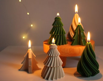 Christmas Tree Candles, Christmas Gift Candles, Christmas Decor, Housewarming Gift, Christmas Decorations, Beautiful Gift and Home Decor