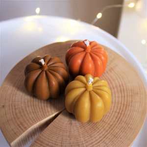 Pumpkin Candles, Pumpkin decor, Pumpkin Shaped Candle, Halloween Pumpkin, Halloween Decor, Autumn Candle, Fall Candle, Halloween Gift