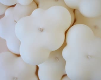 Soy Cloud Candle, Wavy Candle, Wedding Favour, Scented Soy Clouds, Hand Poured, Pillar Candle, Vegan Candle, Aesthetic Candle
