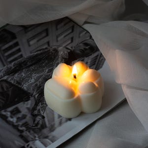 Cute Paw Candle, Cat Dog Raw Candle, Puppy Candle, Gift for Cat Lover, Pet Candle, Gift for Dogs, Animal Lover, Pet Owner, Party Candle