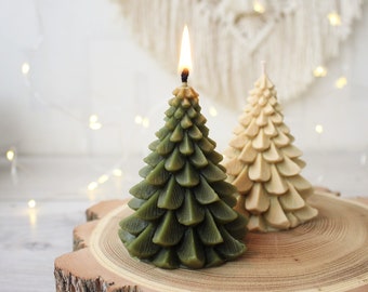 Christmas Tree Candle, Christmas Gift Candle, Christmas Decor, Housewarming Gift, Christmas Decorations,  Beautiful Gift and Home Decor